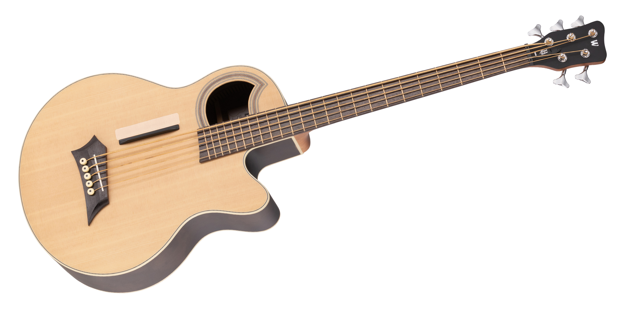 Alien Deluxe, 5-String - Natural Transparent Satin 